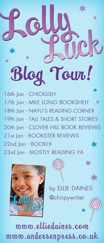 read lolly luck author interviews on blogs, daily, from 16th until 23rd of January for a chance to win a copy of the book